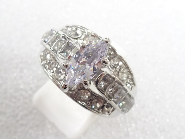 COLORED STONE FASHION RING / JP SIZE 23
